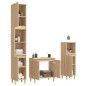 vidaXL 3-tlg. Badmöbel-Set Sonoma-Eiche Holzwerkstoff vidaXL 3-tlg. Badmöbel-Set Sonoma-Eiche Holzwerkstoff