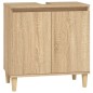 vidaXL 3-tlg. Badmöbel-Set Sonoma-Eiche Holzwerkstoff vidaXL 3-tlg. Badmöbel-Set Sonoma-Eiche Holzwerkstoff