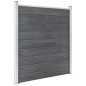 Gartenzaun WPC 1045x186 cm Grau Gartenzaun WPC 1045x186 cm Grau