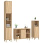 vidaXL 3-tlg. Badmöbel-Set Sonoma-Eiche Holzwerkstoff vidaXL 3-tlg. Badmöbel-Set Sonoma-Eiche Holzwerkstoff