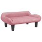 vidaXL Kindersofa Rosa 70x40x24 cm Samt vidaXL Kindersofa Rosa 70x40x24 cm Samt