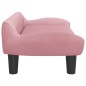 vidaXL Kindersofa Rosa 70x40x24 cm Samt vidaXL Kindersofa Rosa 70x40x24 cm Samt