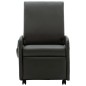 vidaXL Massagesessel Grau Kunstleder vidaXL Massagesessel Grau Kunstleder
