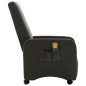 vidaXL Massagesessel Grau Kunstleder vidaXL Massagesessel Grau Kunstleder