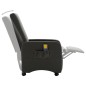 vidaXL Massagesessel Grau Kunstleder vidaXL Massagesessel Grau Kunstleder