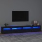 vidaXL TV-Schrank mit LED-Leuchten Schwarz 270x35x40 cm vidaXL TV-Schrank mit LED-Leuchten Schwarz 270x35x40 cm