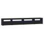 vidaXL TV-Schrank mit LED-Leuchten Schwarz 270x35x40 cm vidaXL TV-Schrank mit LED-Leuchten Schwarz 270x35x40 cm