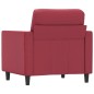 vidaXL Sessel Weinrot 60 cm Kunstleder vidaXL Sessel Weinrot 60 cm Kunstleder