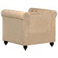 vidaXL Chesterfield-Sessel Braun Echtleder vidaXL Chesterfield-Sessel Braun Echtleder