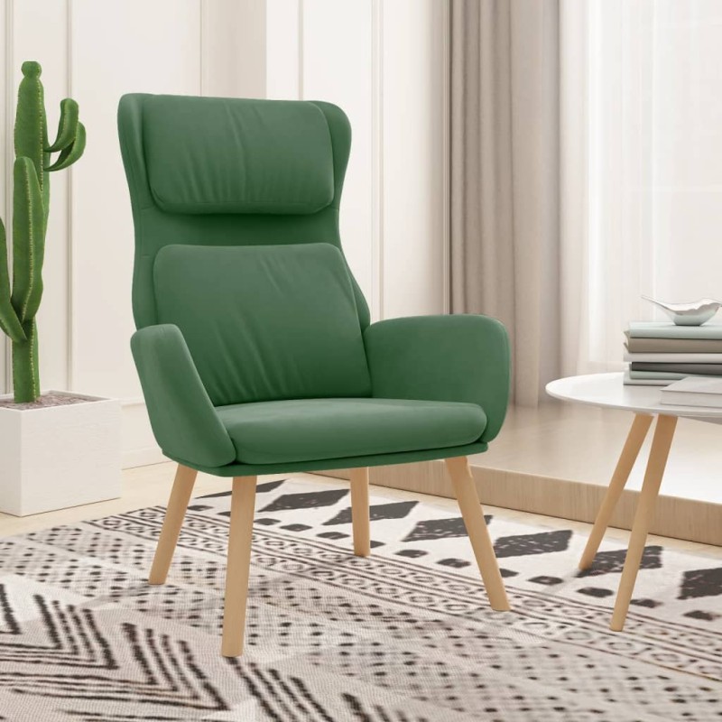 vidaXL Relaxsessel Hellgrün Samt vidaXL Relaxsessel Hellgrün Samt