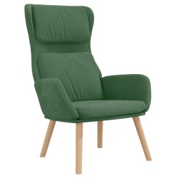 vidaXL Relaxsessel Hellgrün Samt