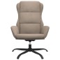 vidaXL Relaxsessel Taupe Wildleder-Optik vidaXL Relaxsessel Taupe Wildleder-Optik