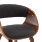 vidaXL Esszimmerstühle 4 Stk. Grau Bugholz und Stoff vidaXL Esszimmerstühle 4 Stk. Grau Bugholz und Stoff