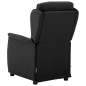 vidaXL Massagesessel Elektrisch Schwarz Stoff vidaXL Massagesessel Elektrisch Schwarz Stoff