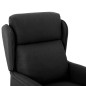 vidaXL Massagesessel Elektrisch Schwarz Stoff vidaXL Massagesessel Elektrisch Schwarz Stoff