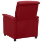 vidaXL Massagesessel mit Aufstehhilfe Weinrot Stoff vidaXL Massagesessel mit Aufstehhilfe Weinrot Stoff
