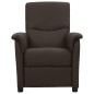 vidaXL Massagesessel mit Aufstehhilfe Dunkelbraun Stoff vidaXL Massagesessel mit Aufstehhilfe Dunkelbraun Stoff
