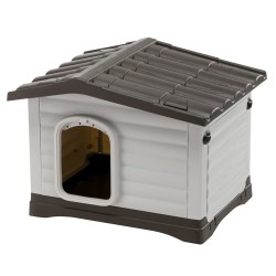 Ferplast Hundehütte Dogvilla 60 58x48x44 cm Grau