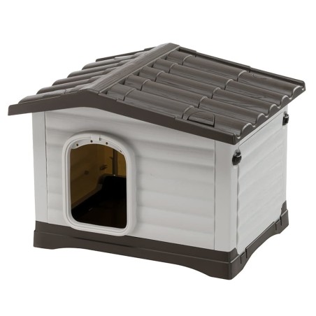 Ferplast Hundehütte Dogvilla 60 58x48x44 cm Grau