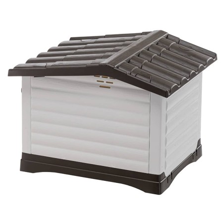 Ferplast Hundehütte Dogvilla 60 58x48x44 cm Grau