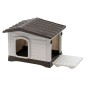 Ferplast Hundehütte Dogvilla 60 58x48x44 cm Grau Ferplast Hundehütte Dogvilla 60 58x48x44 cm Grau