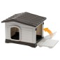 Ferplast Hundehütte Dogvilla 60 58x48x44 cm Grau Ferplast Hundehütte Dogvilla 60 58x48x44 cm Grau