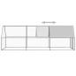 vidaXL Outdoor-Hühnerkäfig 2x6x2 m Verzinkter Stahl vidaXL Outdoor-Hühnerkäfig 2x6x2 m Verzinkter Stahl