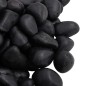 vidaXL Polierte Kiesel 25 kg Schwarz 2-5 cm vidaXL Polierte Kiesel 25 kg Schwarz 2-5 cm