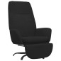 vidaXL Relaxsessel mit Fußstütze Schwarz Samt vidaXL Relaxsessel mit Fußstütze Schwarz Samt
