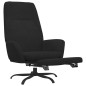 vidaXL Relaxsessel mit Fußstütze Schwarz Samt vidaXL Relaxsessel mit Fußstütze Schwarz Samt