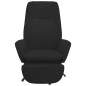 vidaXL Relaxsessel mit Fußstütze Schwarz Samt vidaXL Relaxsessel mit Fußstütze Schwarz Samt