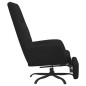 vidaXL Relaxsessel mit Fußstütze Schwarz Samt vidaXL Relaxsessel mit Fußstütze Schwarz Samt