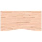 vidaXL Schreibtischplatte 110x(50-55)x1,5 cm Massivholz Buche vidaXL Schreibtischplatte 110x(50-55)x1,5 cm Massivholz Buche