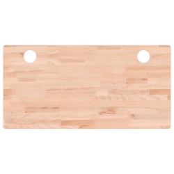 vidaXL Schreibtischplatte 110x55x4 cm Massivholz Buche