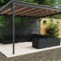 vidaXL 11-tlg. Garten-Lounge-Set mit Kissen Poly Rattan Schwarz vidaXL 11-tlg. Garten-Lounge-Set mit Kissen Poly Rattan Schwarz