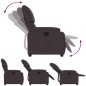 vidaXL Relaxsessel Dunkelbraun Stoff vidaXL Relaxsessel Dunkelbraun Stoff