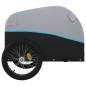 vidaXL Lastenanhänger für Fahrrad Schwarz und Blau 45 kg Eisen vidaXL Lastenanhänger für Fahrrad Schwarz und Blau 45 kg Eisen