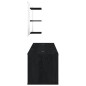 vidaXL 6-tlg. Badmöbel-Set Schwarz Holzwerkstoff vidaXL 6-tlg. Badmöbel-Set Schwarz Holzwerkstoff