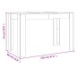 vidaXL Esstisch Braun Eichen-Optik 120x60x76 cm Holzwerkstoff vidaXL Esstisch Braun Eichen-Optik 120x60x76 cm Holzwerkstoff