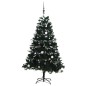vidaXL Künstlicher Weihnachtsbaum Klappbar 300 LEDs & Kugeln 210 cm vidaXL Künstlicher Weihnachtsbaum Klappbar 300 LEDs & Kugeln 210 cm