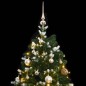 vidaXL Künstlicher Weihnachtsbaum Klappbar 150 LEDs & Kugeln 120 cm vidaXL Künstlicher Weihnachtsbaum Klappbar 150 LEDs & Kugeln 120 cm