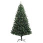 vidaXL Künstlicher Weihnachtsbaum Klappbar 300 LEDs & Kugeln 210 cm vidaXL Künstlicher Weihnachtsbaum Klappbar 300 LEDs & Kugeln 210 cm