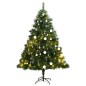 vidaXL Künstlicher Weihnachtsbaum Klappbar 300 LEDs & Kugeln 240 cm vidaXL Künstlicher Weihnachtsbaum Klappbar 300 LEDs & Kugeln 240 cm