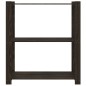 vidaXL Lagerregal mit 3 Böden Schwarz 80x38x90 cm Massivholz Kiefer vidaXL Lagerregal mit 3 Böden Schwarz 80x38x90 cm Massivholz Kiefer