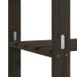 vidaXL Lagerregal mit 3 Böden Schwarz 80x38x90 cm Massivholz Kiefer vidaXL Lagerregal mit 3 Böden Schwarz 80x38x90 cm Massivholz Kiefer
