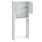 vidaXL Waschmaschinenschrank BERG Weiß 76x27x164,5 cm Massivholz vidaXL Waschmaschinenschrank BERG Weiß 76x27x164,5 cm Massivholz