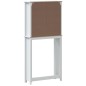 vidaXL Waschmaschinenschrank BERG Weiß 76x27x164,5 cm Massivholz vidaXL Waschmaschinenschrank BERG Weiß 76x27x164,5 cm Massivholz