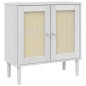 vidaXL Sideboard SENJA Rattan-Optik Weiß 80x35x80 cm Kiefernholz vidaXL Sideboard SENJA Rattan-Optik Weiß 80x35x80 cm Kiefernholz