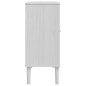 vidaXL Sideboard SENJA Rattan-Optik Weiß 80x35x80 cm Kiefernholz vidaXL Sideboard SENJA Rattan-Optik Weiß 80x35x80 cm Kiefernholz