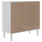 vidaXL Sideboard SENJA Rattan-Optik Weiß 80x35x80 cm Kiefernholz vidaXL Sideboard SENJA Rattan-Optik Weiß 80x35x80 cm Kiefernholz